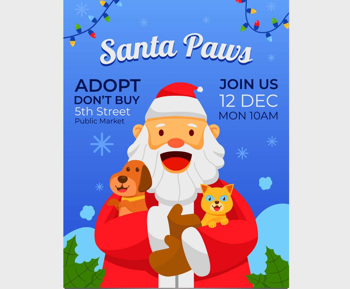 Pets Adopt Promotion on Christmas Day