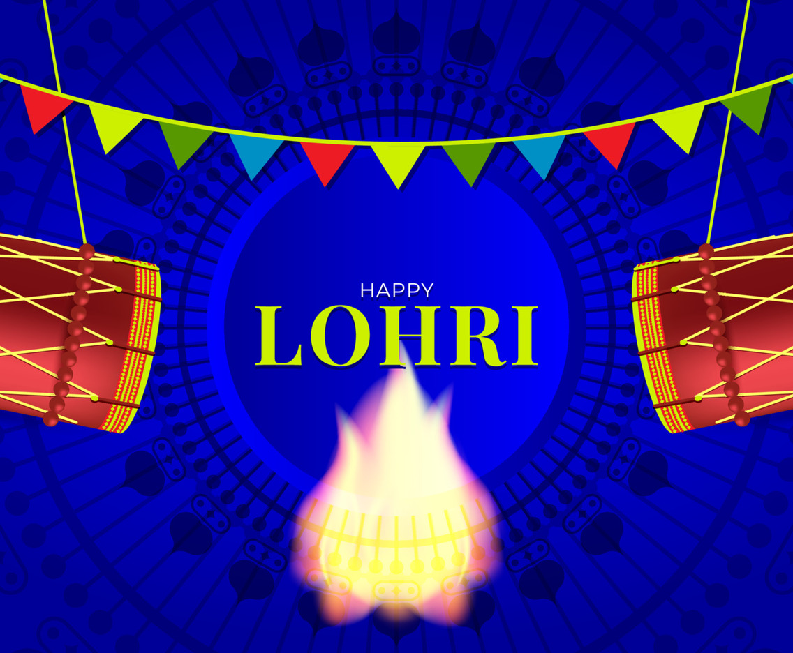Happy Lohri Festival Background