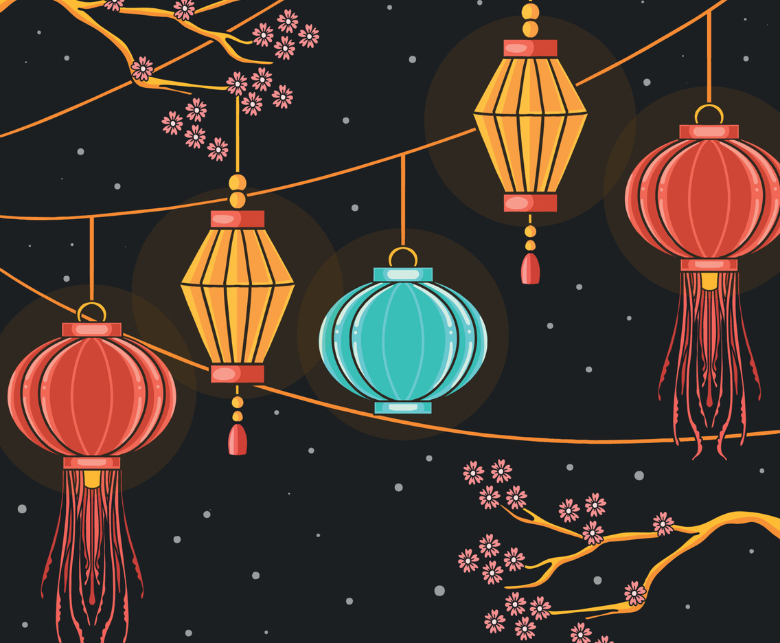 Festival Chinese New year Lantern
