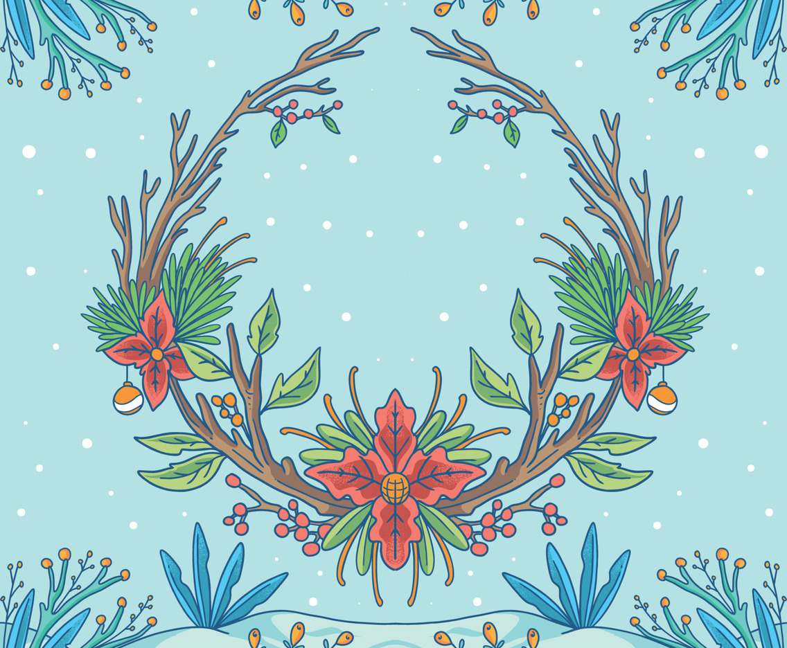 Winter Chrismas Floral