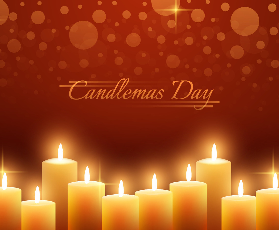 Candlemas Background Concept