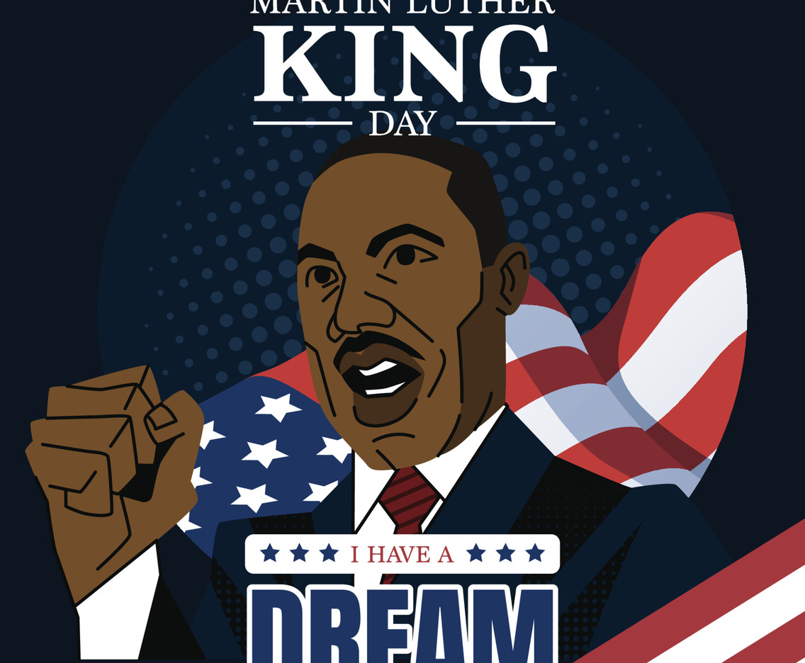 Martin Luther King Portrait Illustration