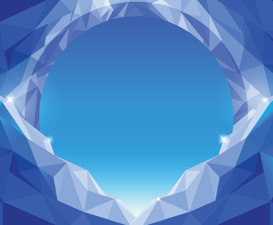Blue Low Poly Background