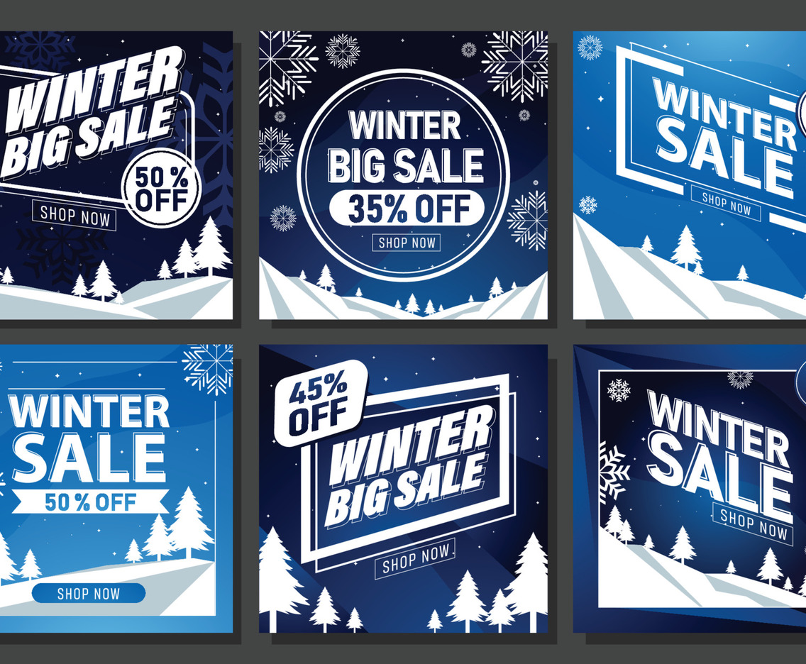 Winter Sale Social Media Post