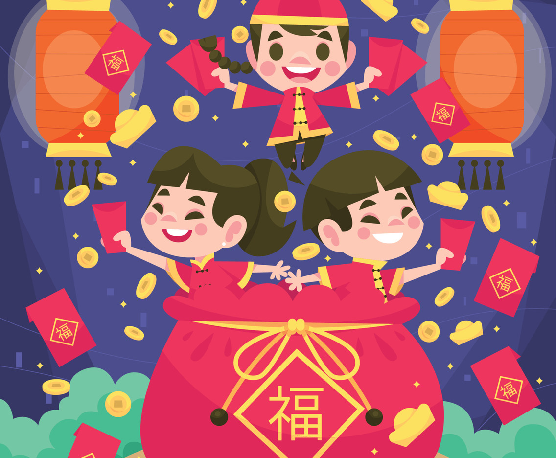 Lucky Red Pockets on New Year