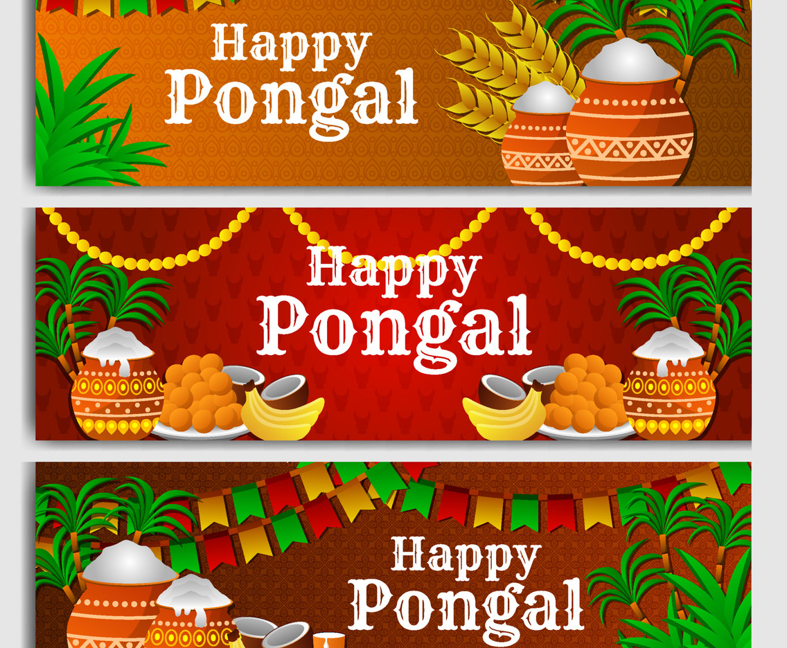 Pongal Festival Banner