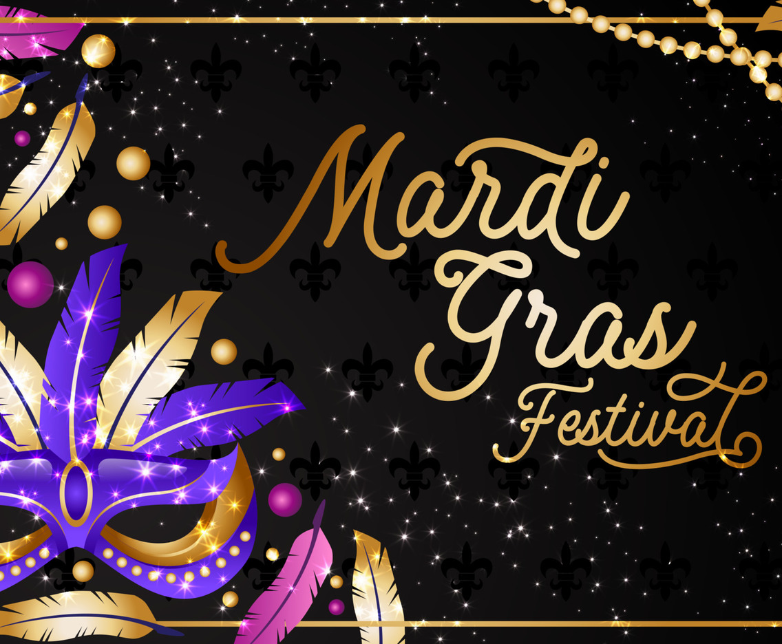 Mardi Gras Mask Festival Background