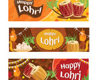 Happy Lohri Celebration Banner