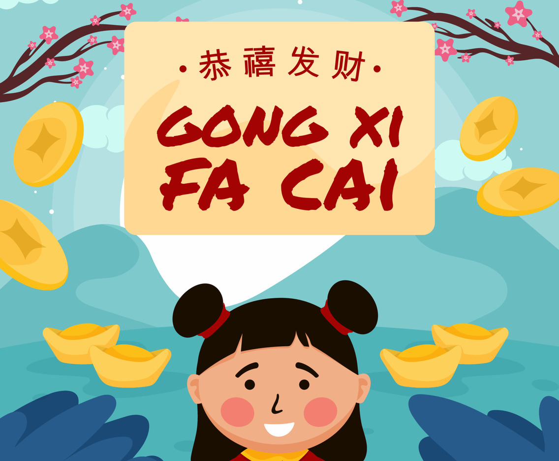 Gong Xi Fa Cai Happy Chinese New Year Background