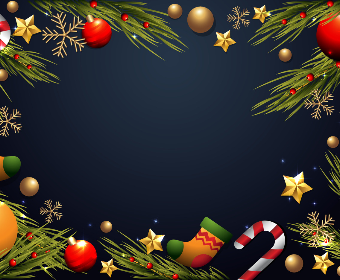 Christmas Ornament Background