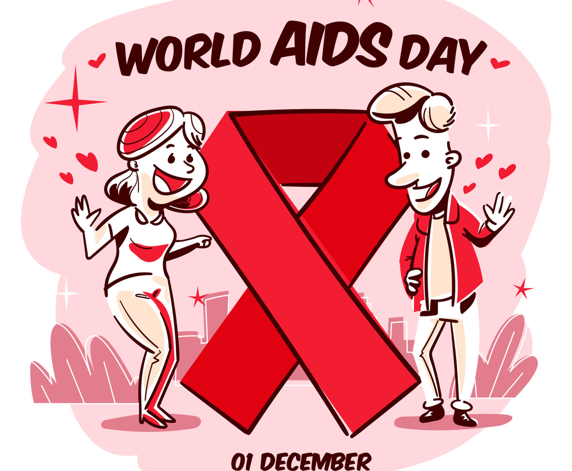 Retro Style of World Aids Day