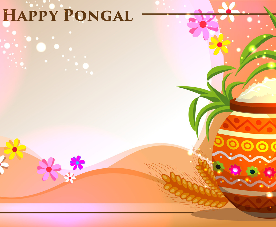 Happy Pongal Festival Background