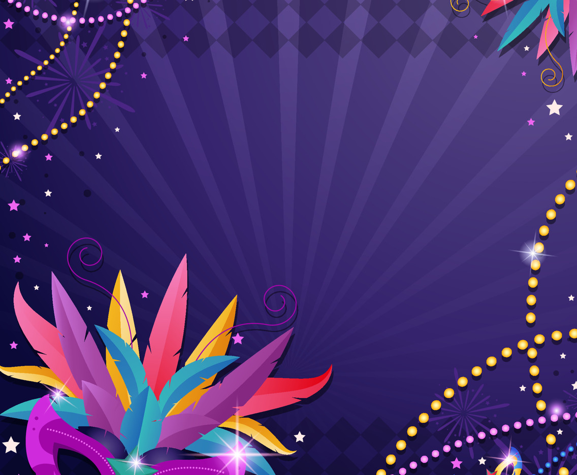 Mardi Gras with Mask Background
