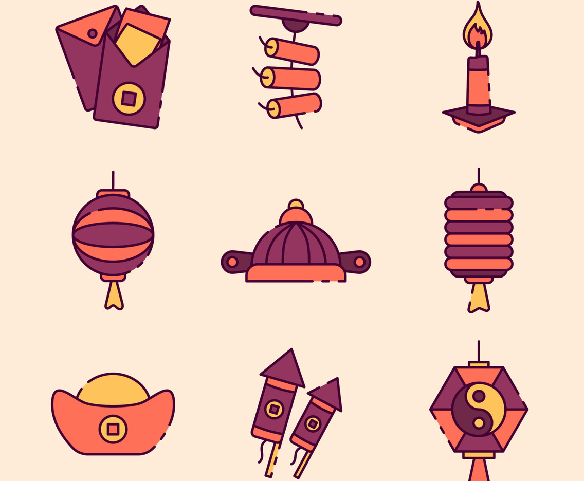 Icon Set of Chinese New Year
