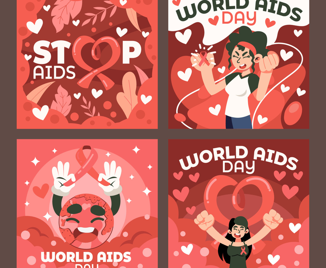 World AIDS Day for Social Media Posts