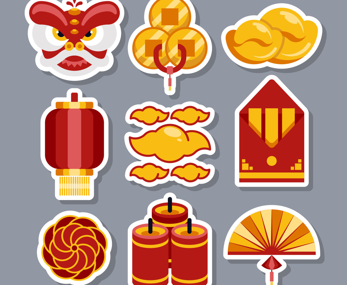 Gong Xi Fa Cai Sticker Collection