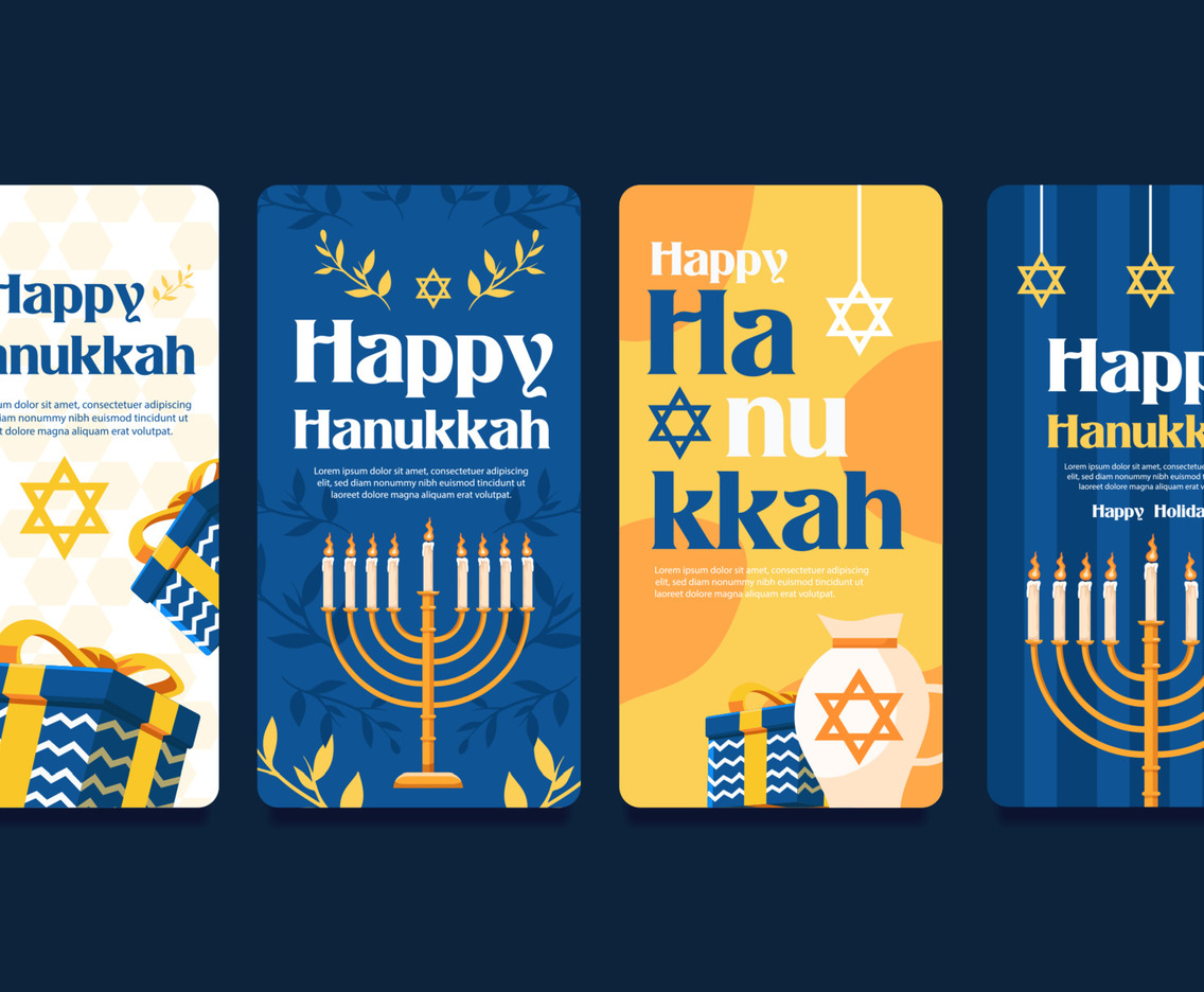 Social Media Story for Hanukkah Celebration