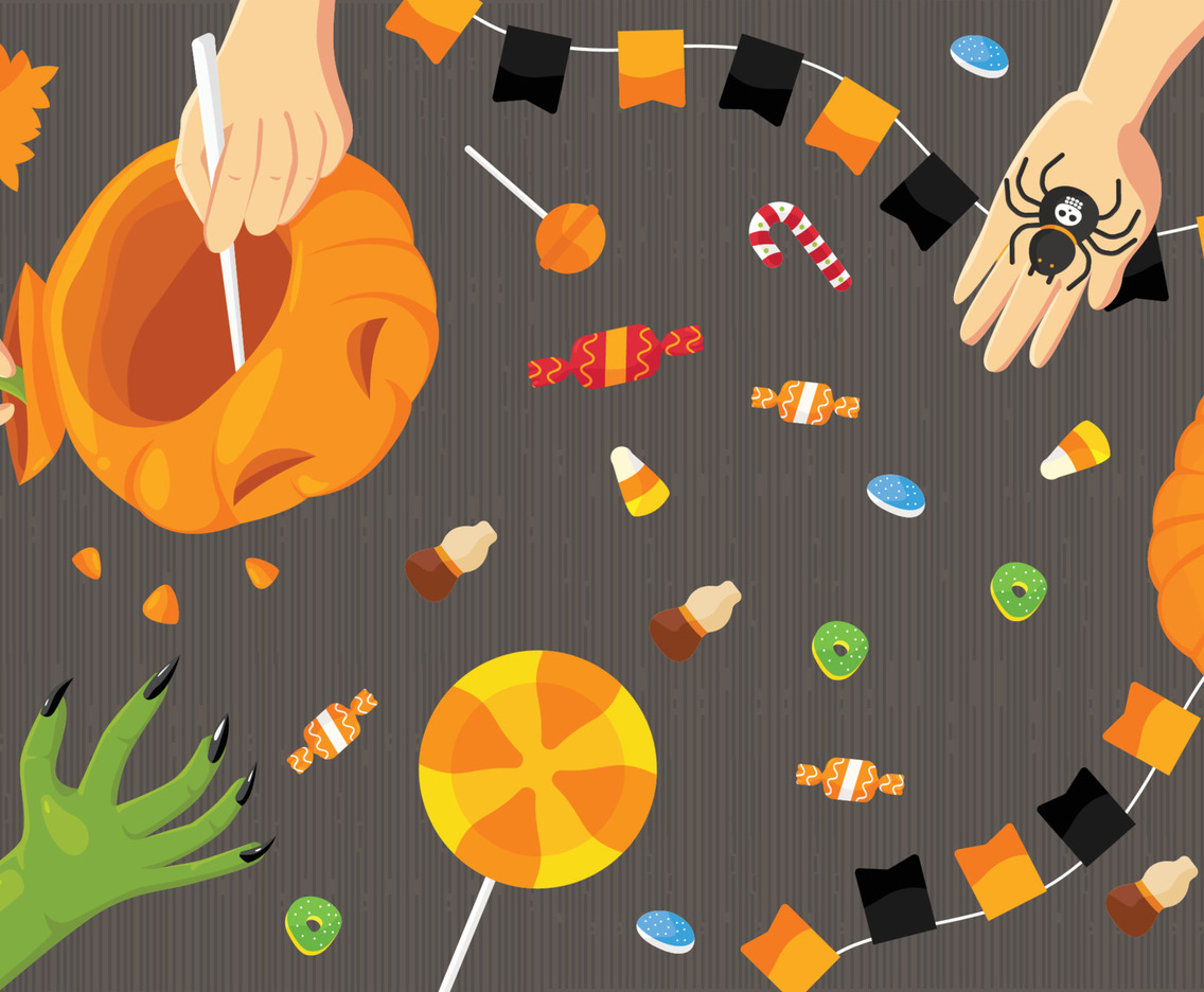 Preparation for Halloween Party
