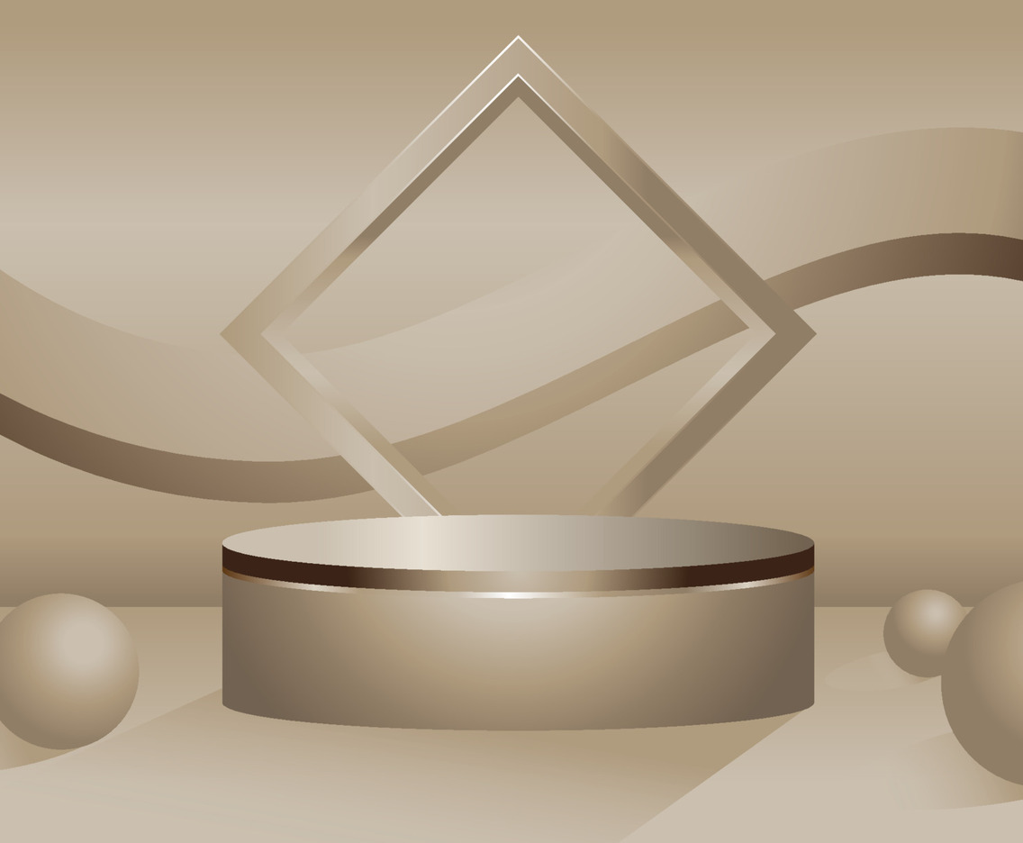 Luxury Background with Podium for Product Promotion
