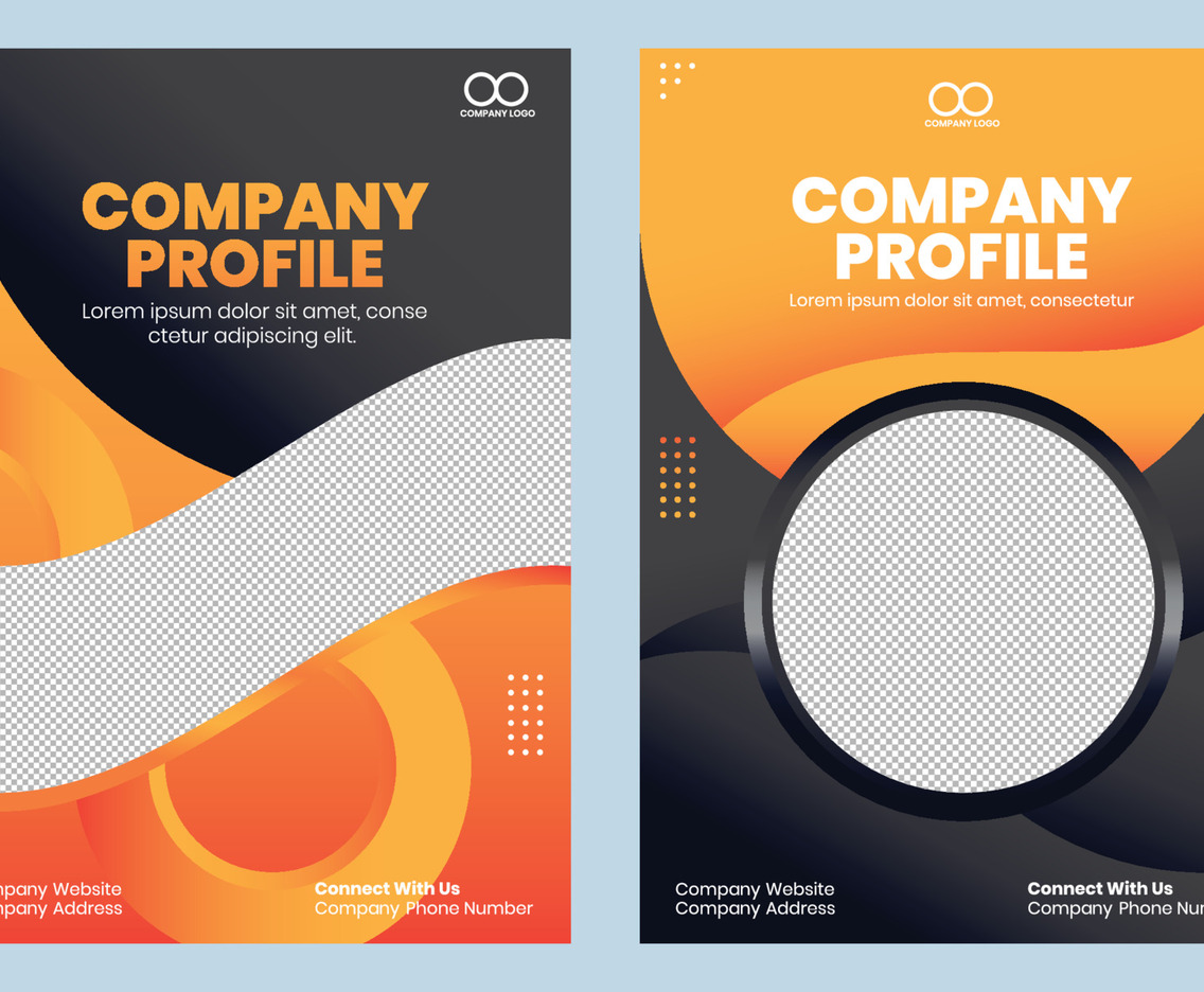 Company Profile Template Cover Design