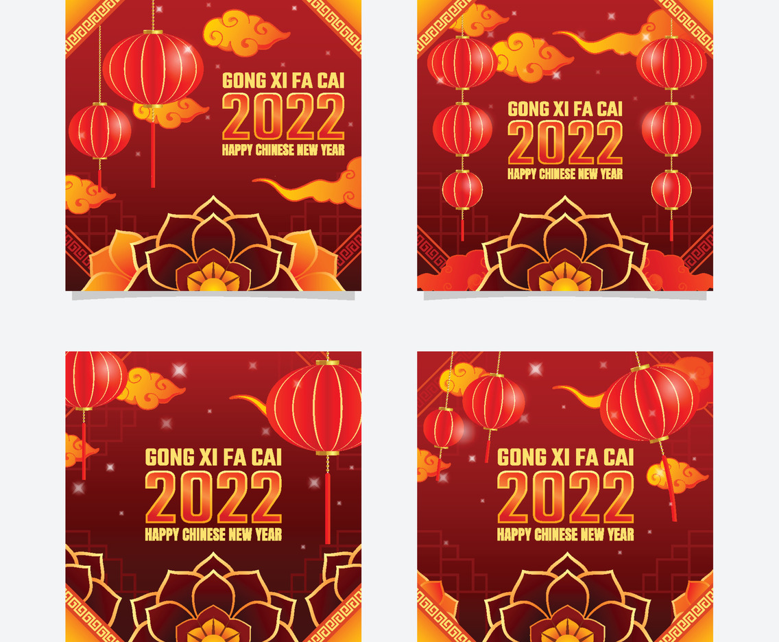 Happy Chinese New Year 2022 Gong Xi Fa Cai Social Media