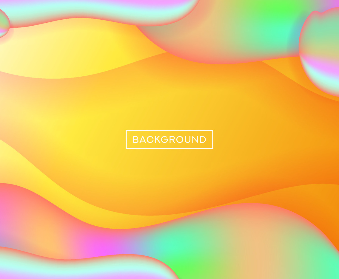 Futuristic Yellow Fluid Background