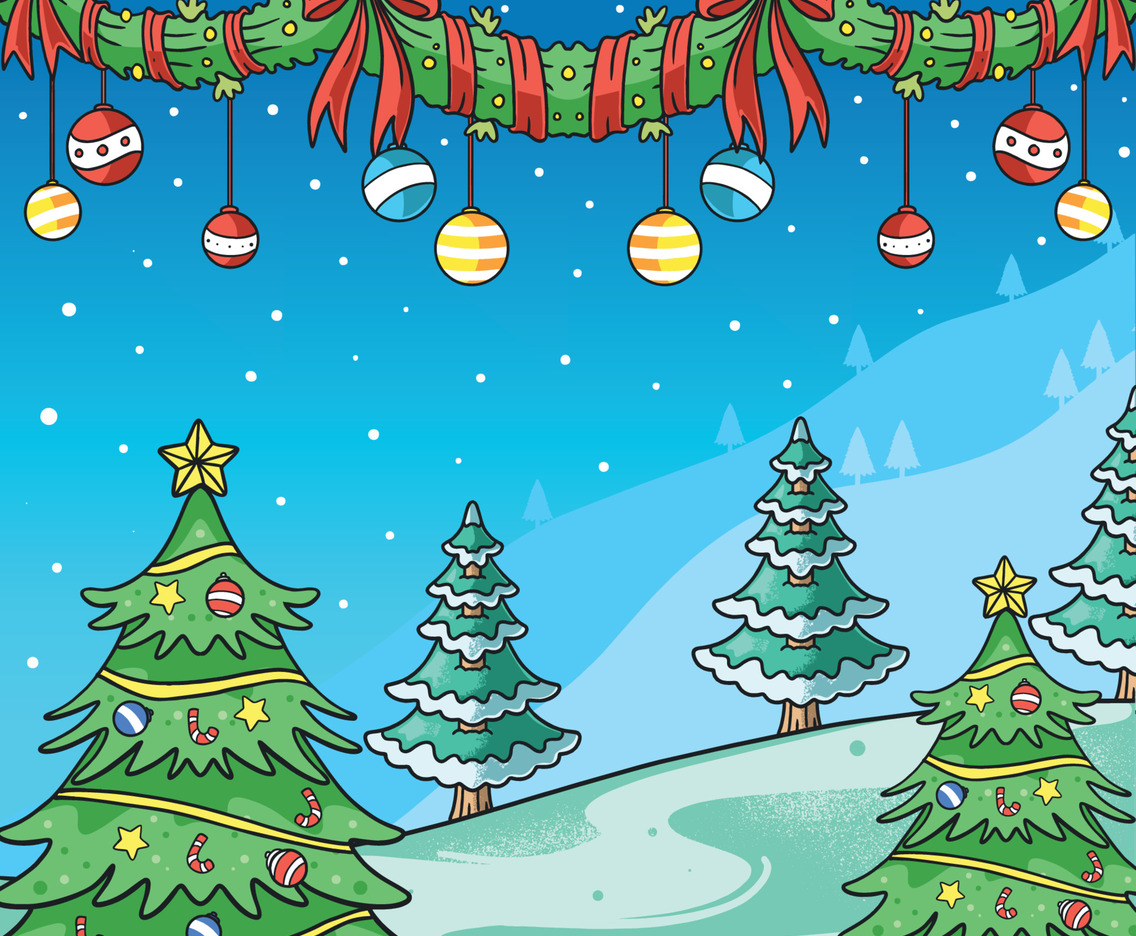 Winter Christmas Ornament