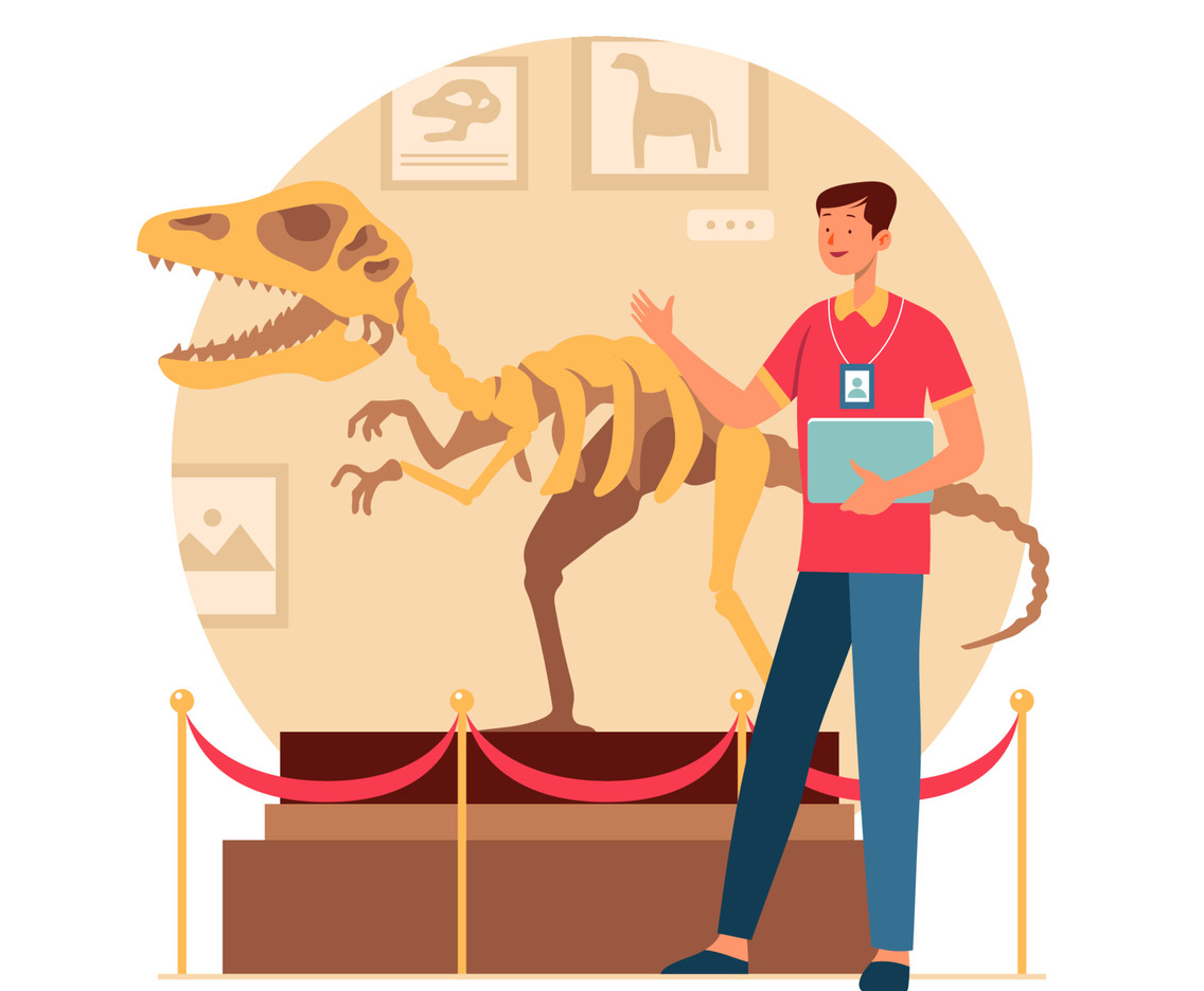 Museum Worker Man