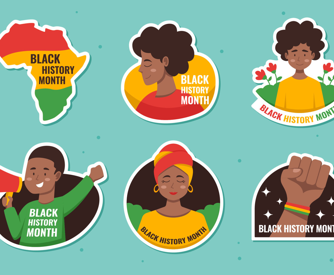 Black History Month Stickers