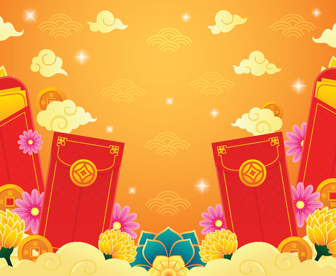 Lucky Chinese New Year Red Pocket Celebration