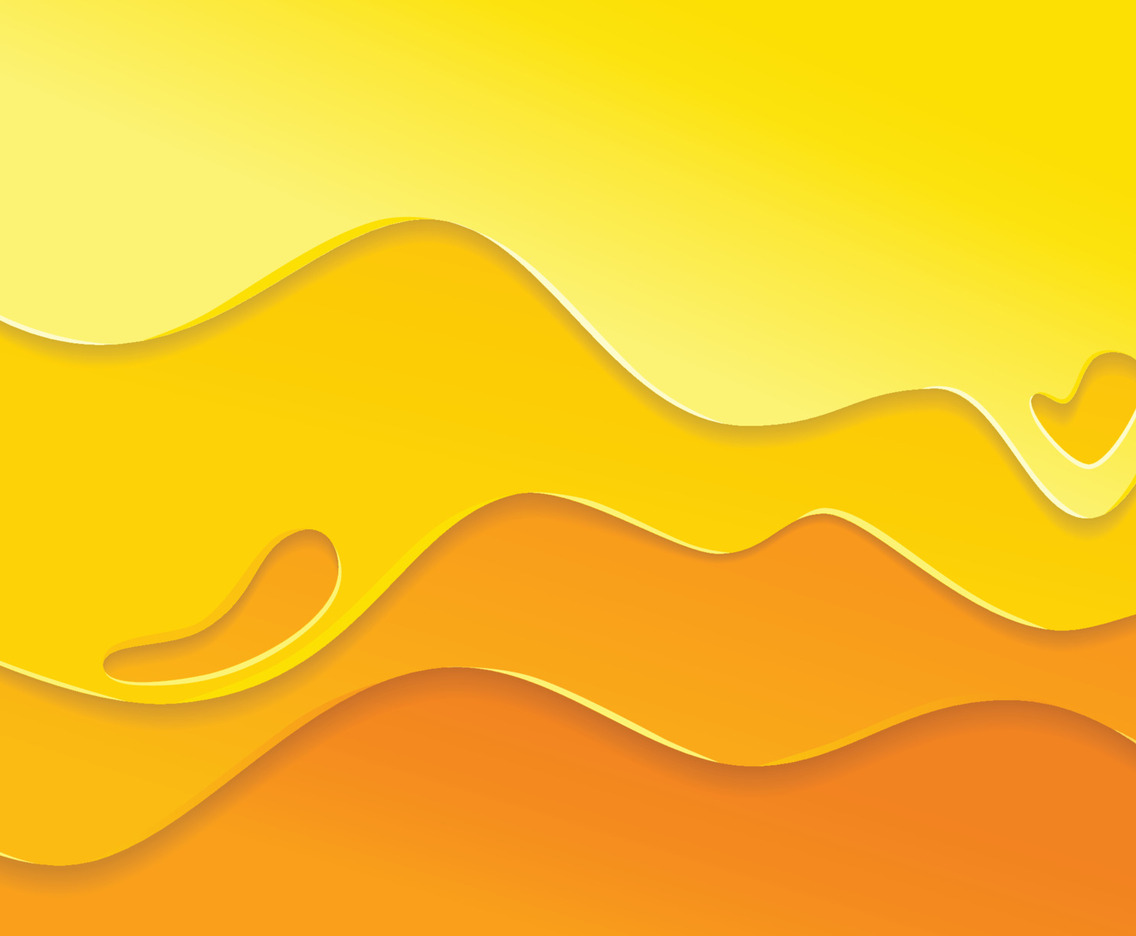 Paper Style Yellow Liquid Background