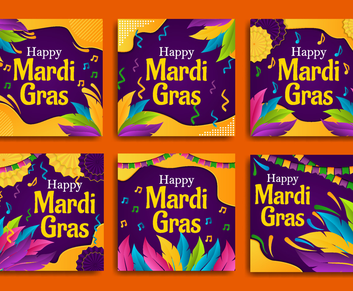 Mardi Gras Carnival Social Media