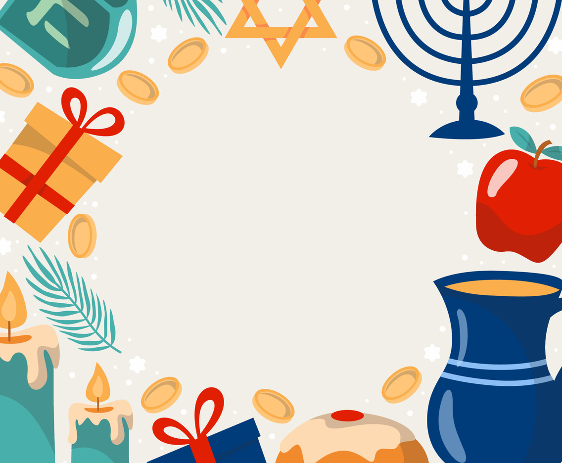 Hanukkah Season Greeting Background