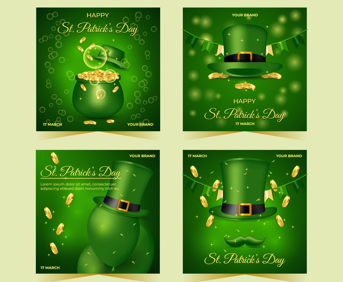 St. Patrick's Day Social Media Post