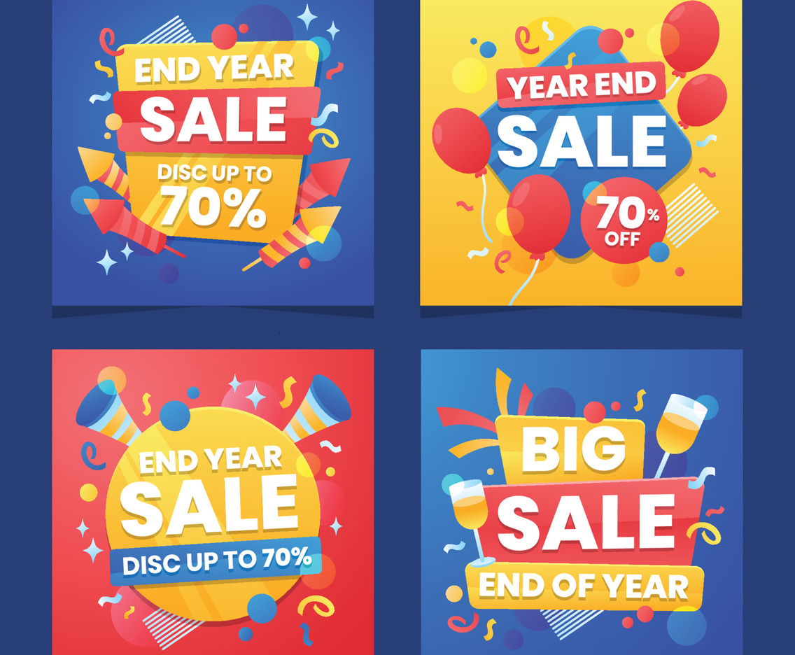 End of Year Sale Social Media Post
