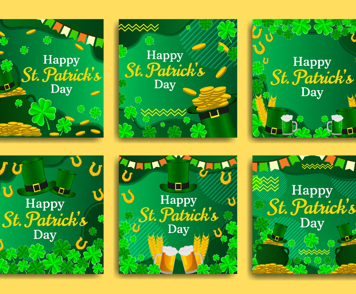St Patrick's Day Social Media Posts