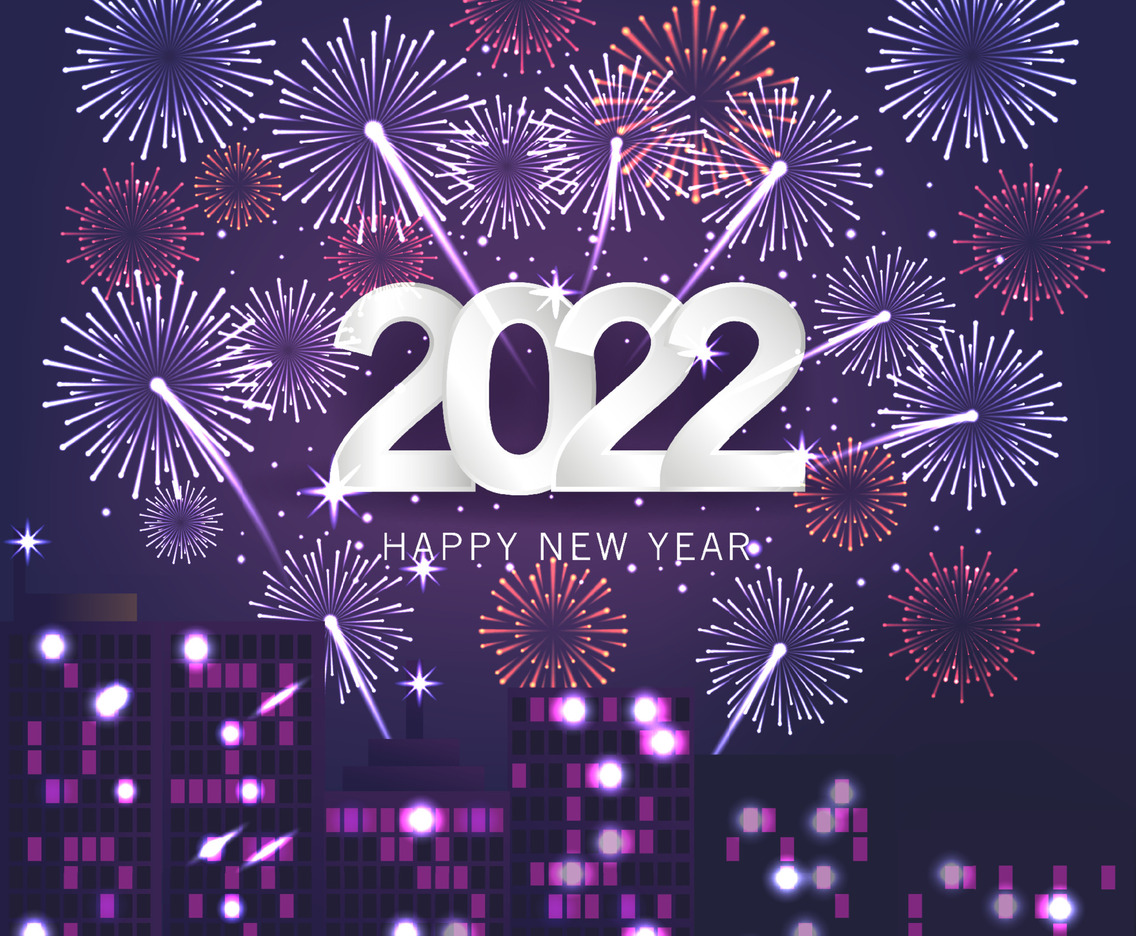 New Year Firework Background