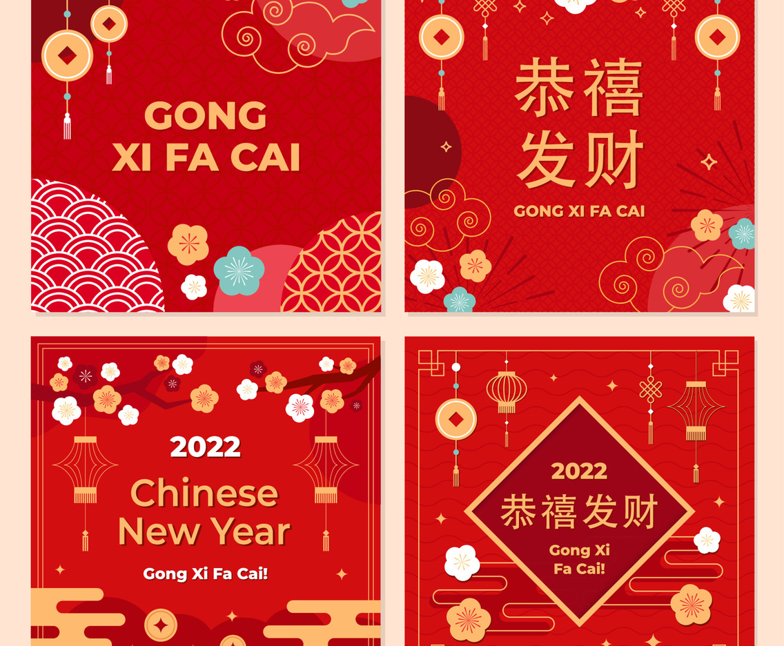 Chinese New Year Social Media Posts