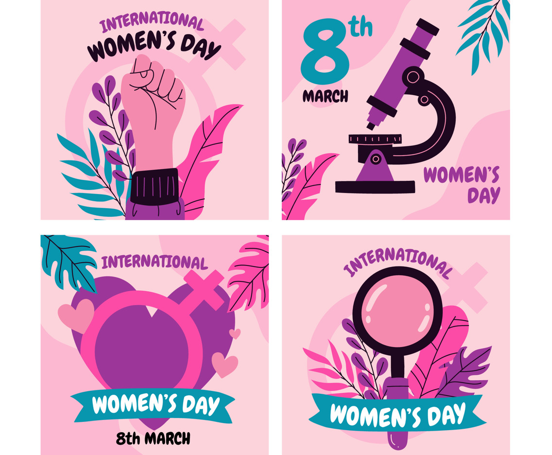 International Womens Day Card Set