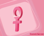 Female Gender Symbol Vector