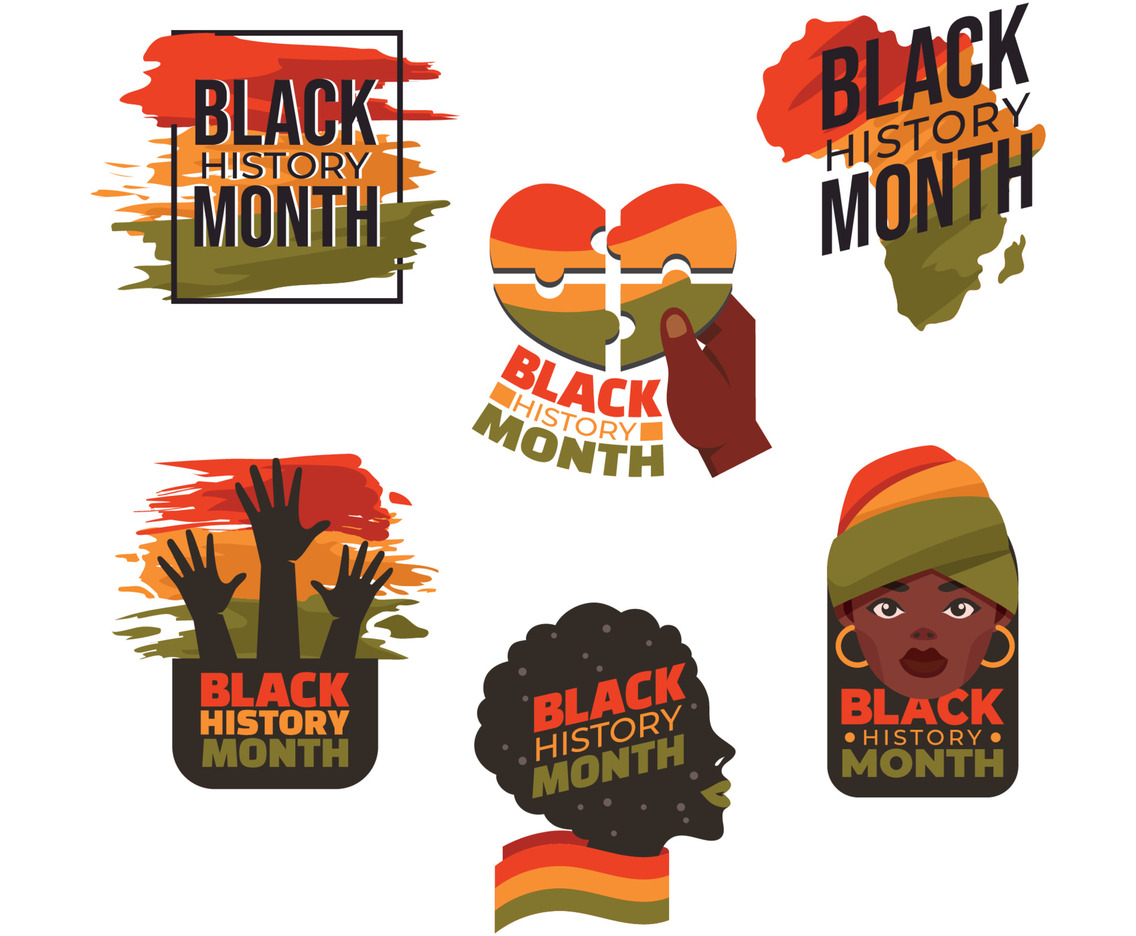 Set of Black History Month Sticker