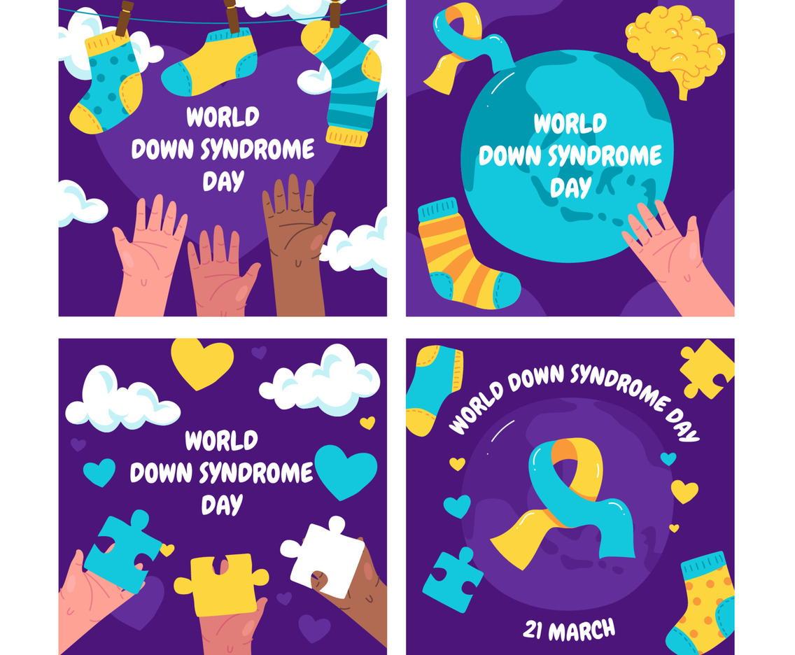 World Down Syndrome Cards Set