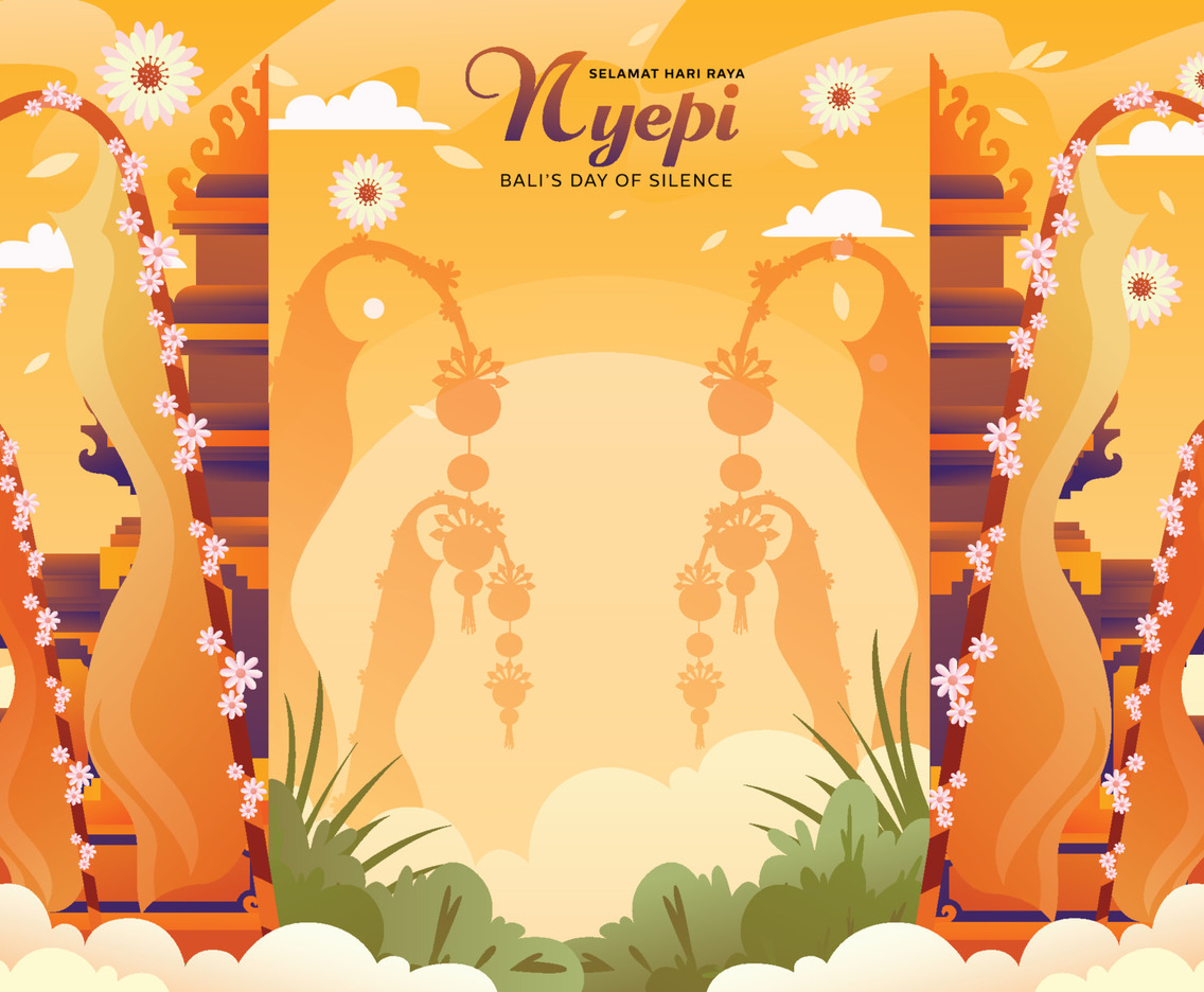 Hari Raya Nyepi Bali Background