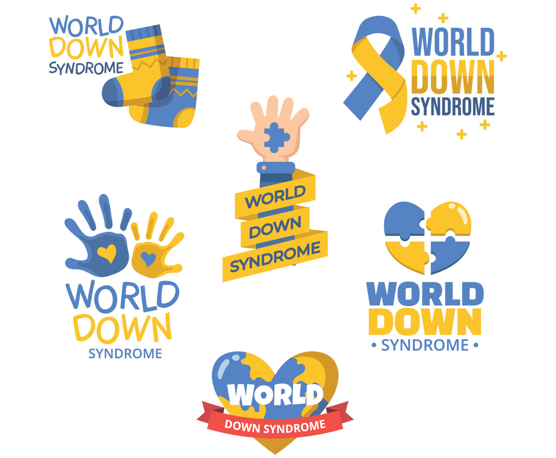 Set of World Down Syndrome Sticker