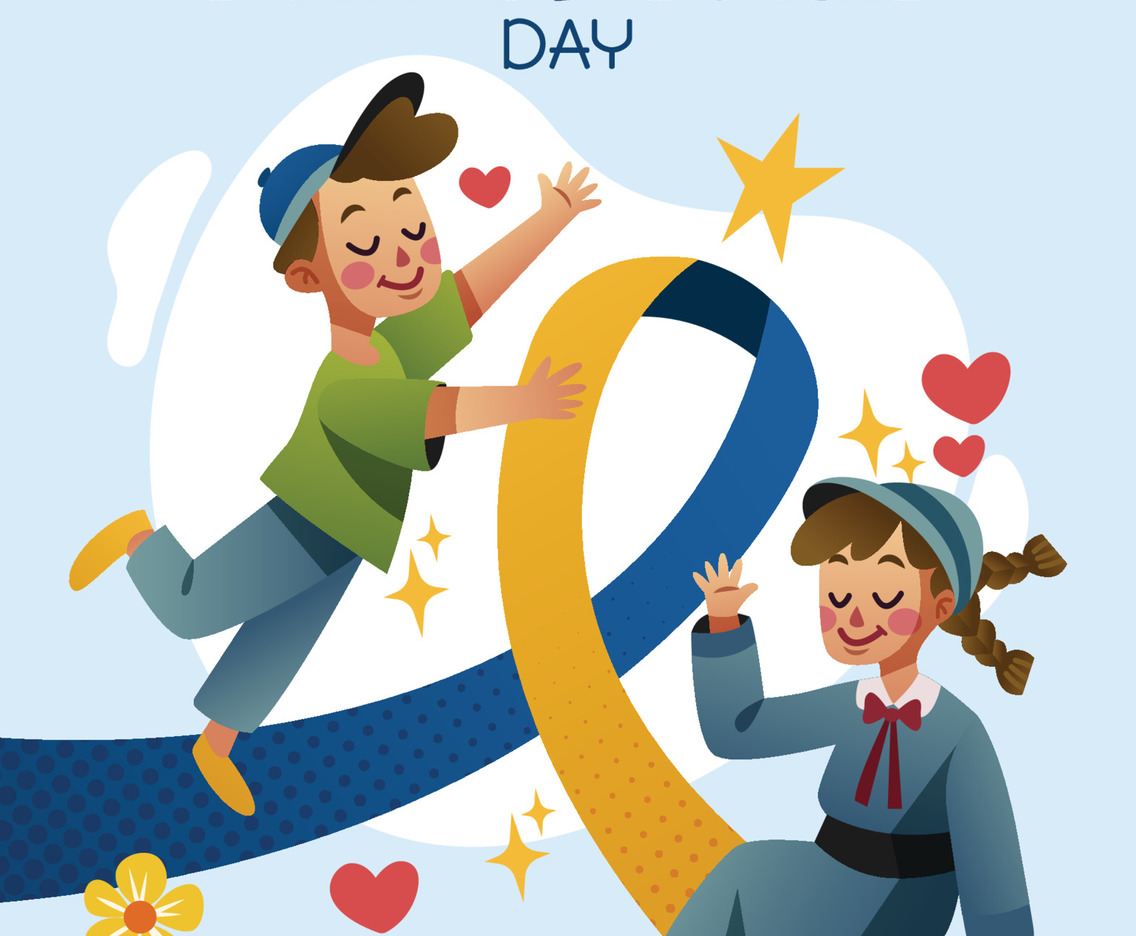 A Boy And A Girl Celebrate World Down Syndrome Day