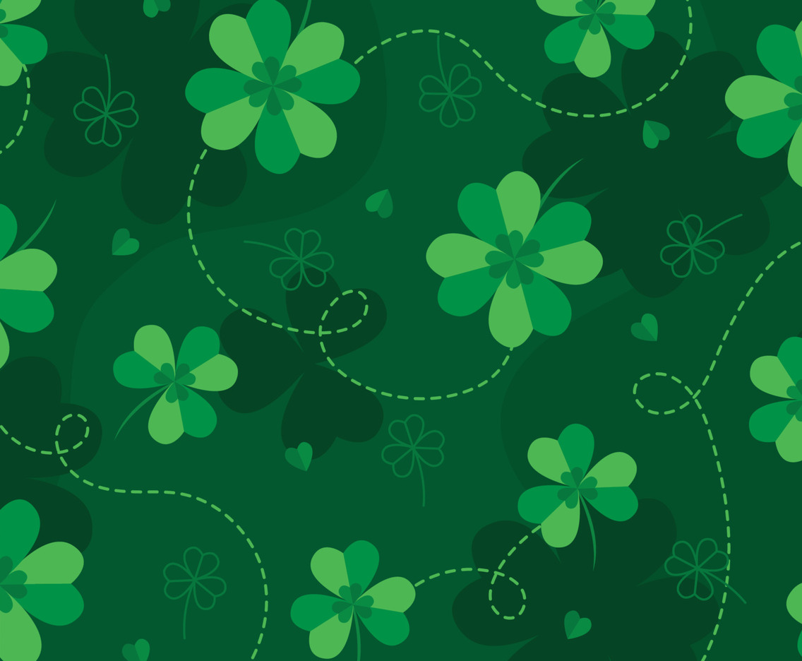 Saint Patrick's Day Clover Background