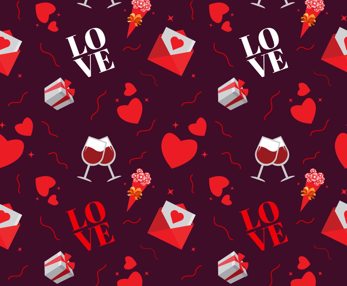 Valentine Seamless Pattern Collection