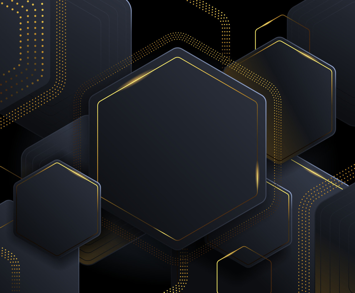 Gold Black Abstract Luxury Concept