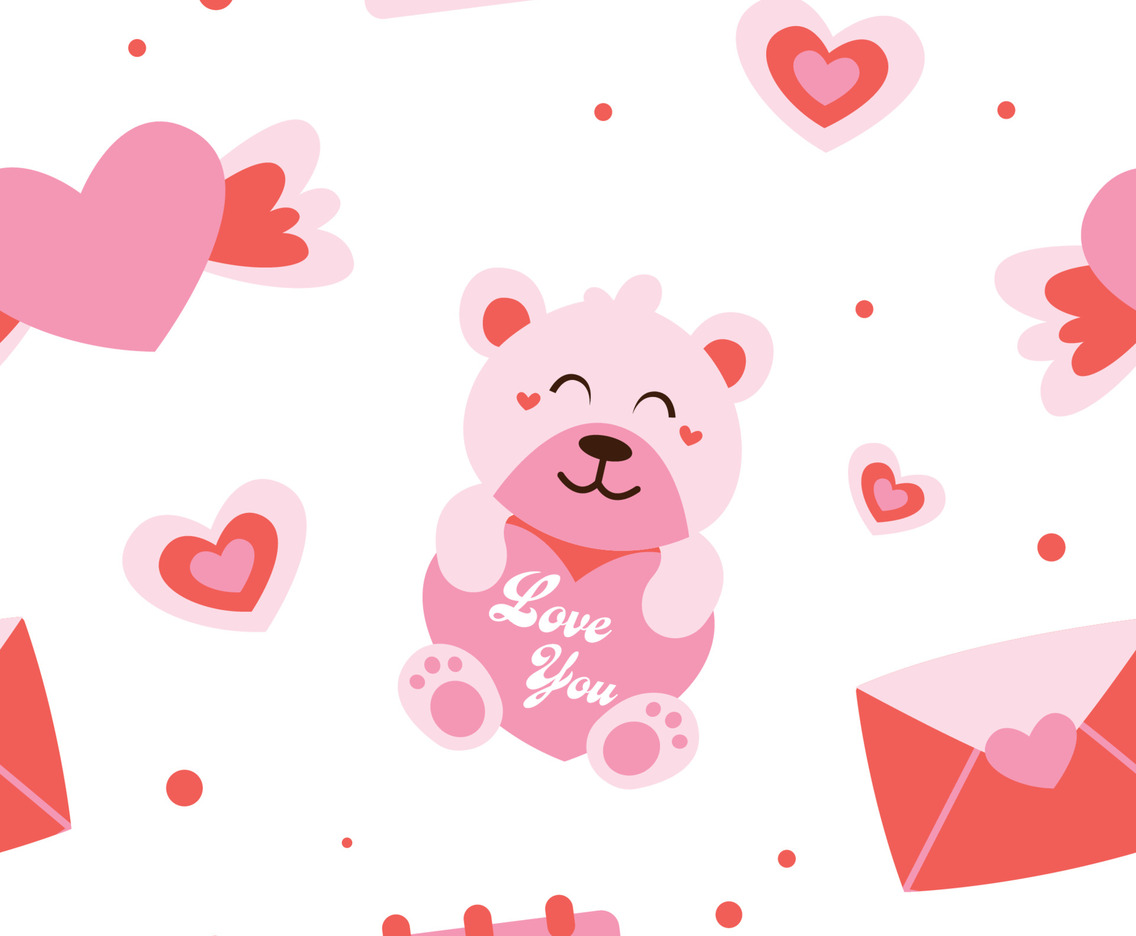 Valentine Day Seamless Pattern