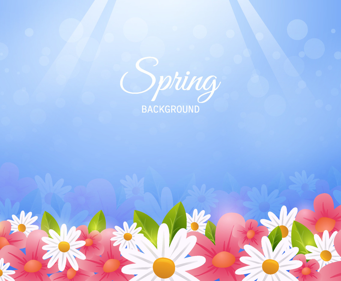 Fresh Spring Flower Background